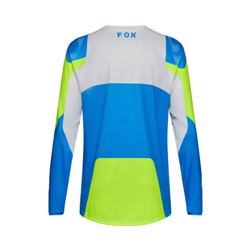 Fox Ranger Tactile Long Sleeve Jersey in Blue Jewel-1