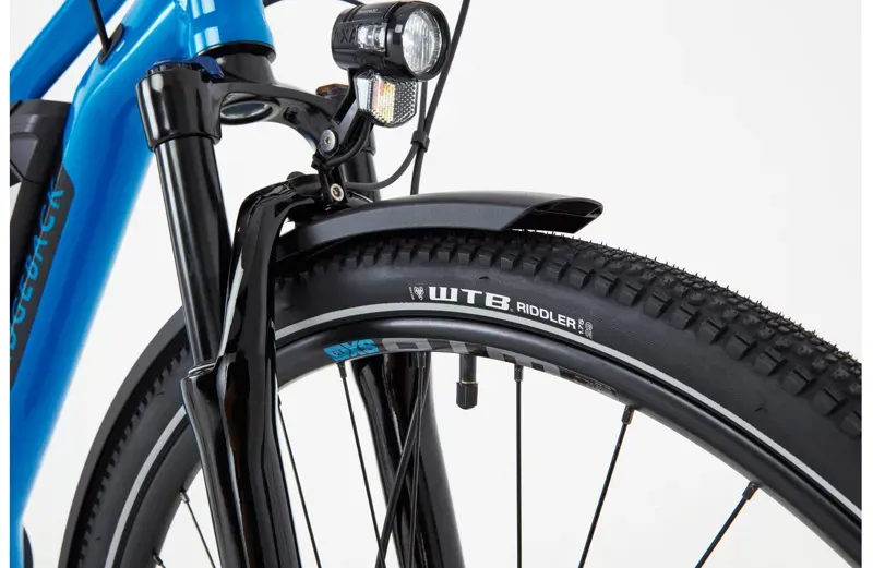 2021 Ridgeback Arcus 2 Open Frame Electric Hybrid Bike in Blue-4