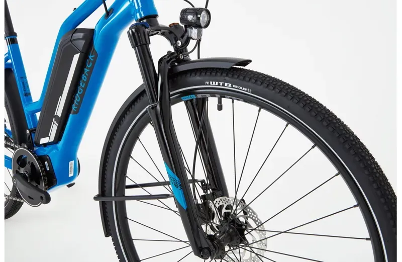 2021 Ridgeback Arcus 2 Open Frame Electric Hybrid Bike in Blue-5