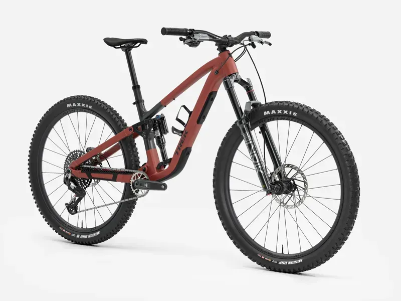 Trek Fuel EX 9 Eagle 90 Gen 7 Mountain Bike in Matte Sedona Red/Pennyflake Splatter-1