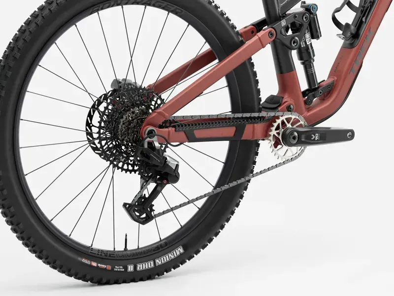 Trek Fuel EX 9 Eagle 90 Gen 7 Mountain Bike in Matte Sedona Red/Pennyflake Splatter-3