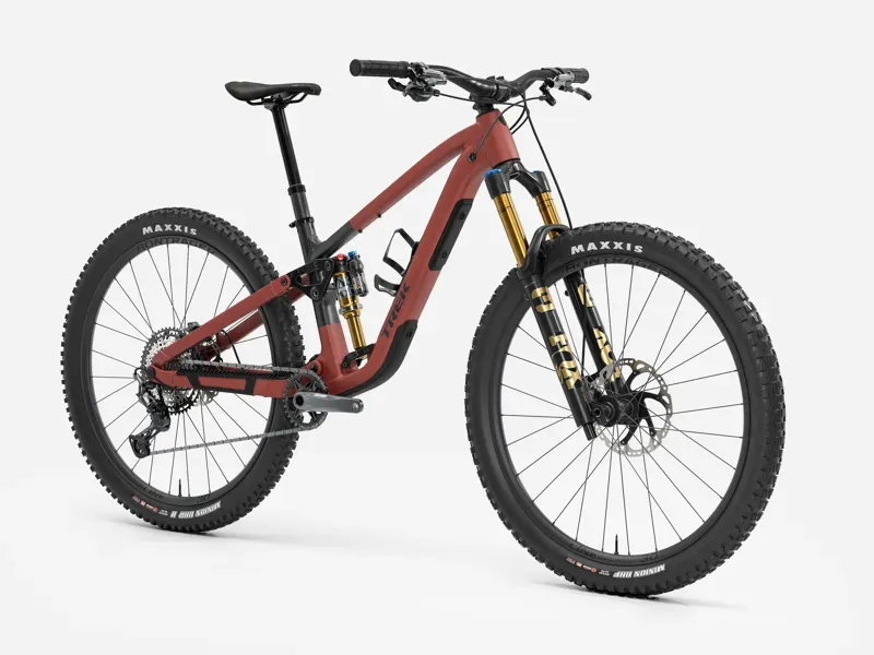 Trek Fuel EX 9 XT Gen 7 Mountain Bike in Matte Sedona Red/Pennyflake Splatter-1