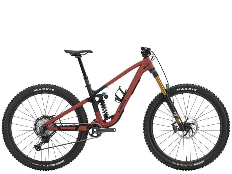 Trek Fuel LX 9 XT Gen 7 Mountain Bike In Matte Sedona Red/Pennyflake Splatter