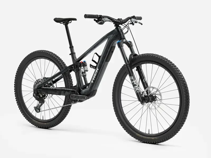 Trek Fuel+ EX 9.7 Gen 2 E-Mountain Bike in Carbon Smoke/Lithium Grey Marble-1