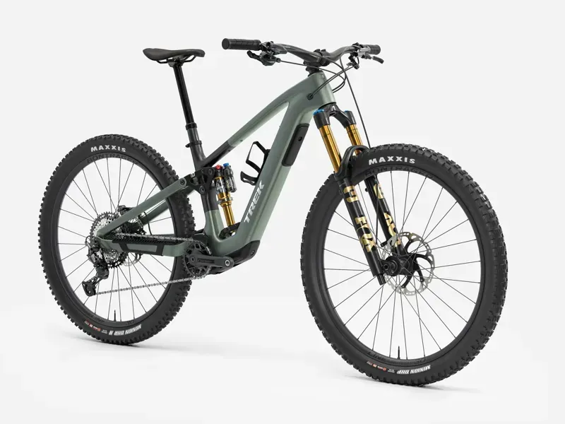 FUEL+ EX 9.8 XT Gen 2 E-Mountain Bike In Lichen Green/Keswick Green Splatter-1