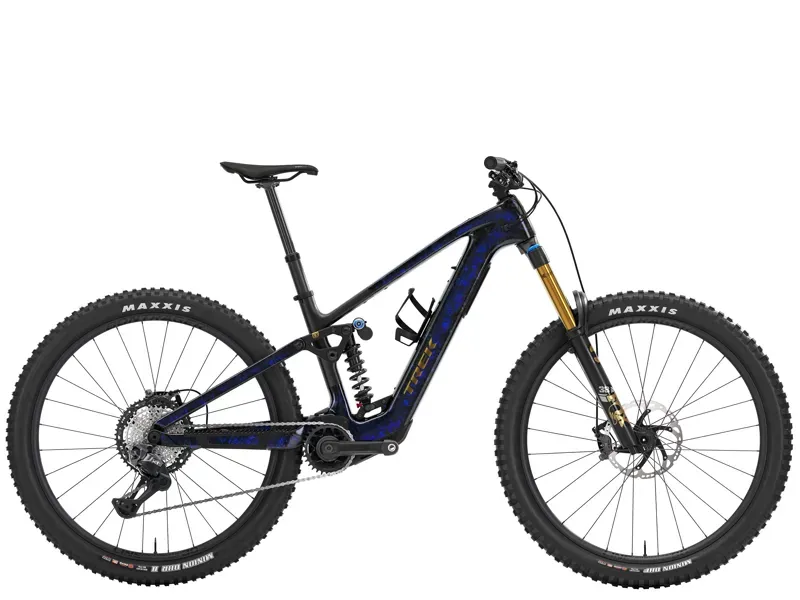 Trek Fuel+ LX 9.8 XT Di2 Gen 2 E-Mountain Bike in Gloss Navy Smoke/Matte Trek Black