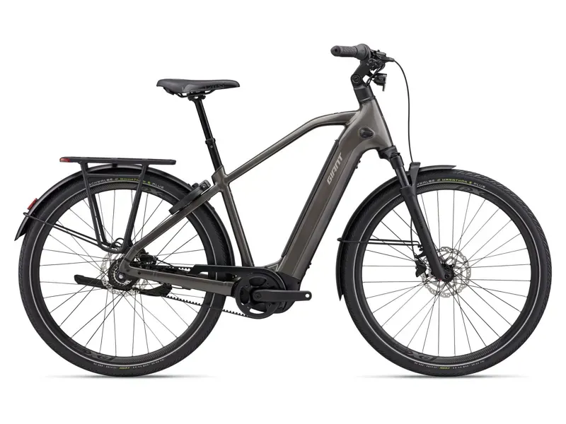 Giant AnyTour E+ 3 DD Electric Commuter Bike in Stealth Chrome