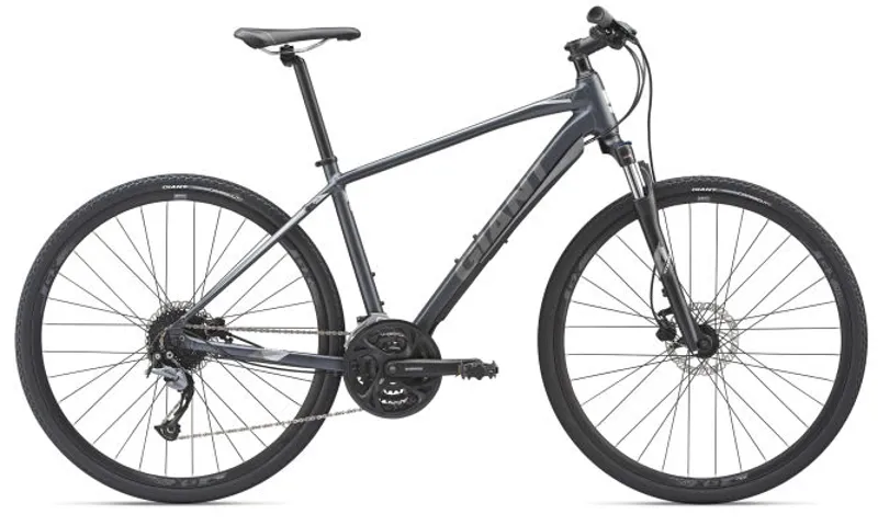 2019 Giant Roam 2 Disc Mens Hybrid Bike in Grey