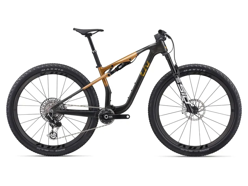 Liv Pique Advanced SL 0 Mountain Bike In Raw Carbon/Steampunk