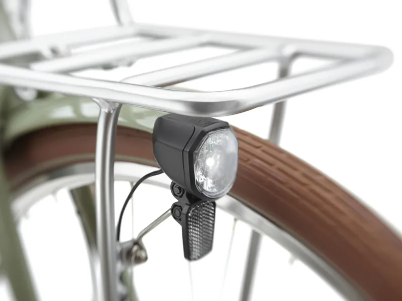 Electra Loft Go 5i Step-Thru 500Wh E-Road Bike In Green Tea-4