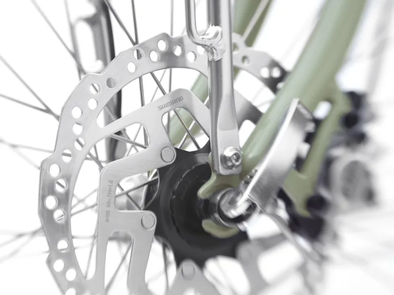 Electra Loft Go 5i Step-Thru 500Wh E-Road Bike In Green Tea-5