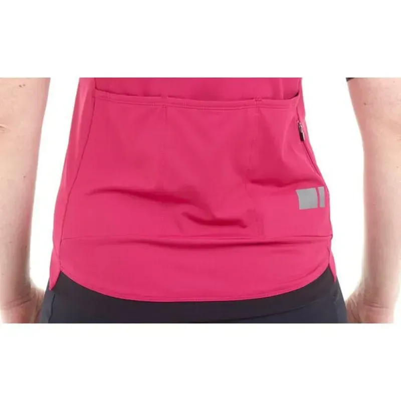 Madison Flux Women's Short Sleeve Jersey In Pink-4