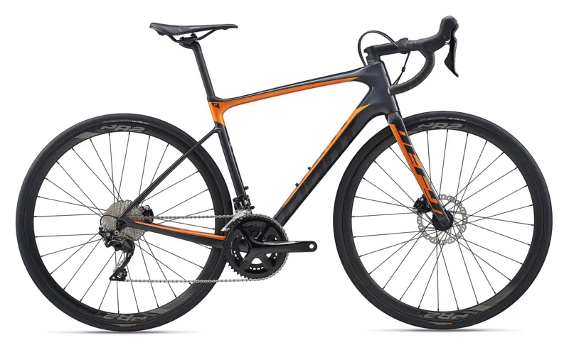 2020 Giant Defy Advanced 2 Carbon Road Bike in Grey