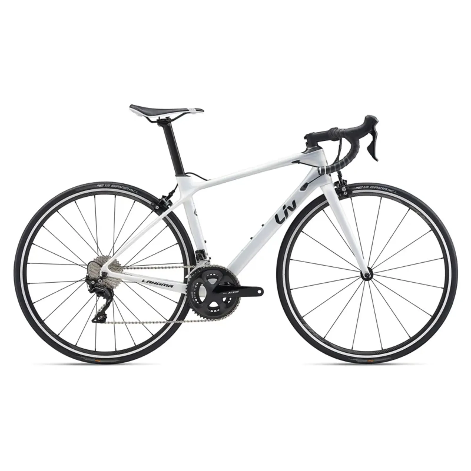 2020 Liv Langma Advanced Carbon Road Race Bike in White