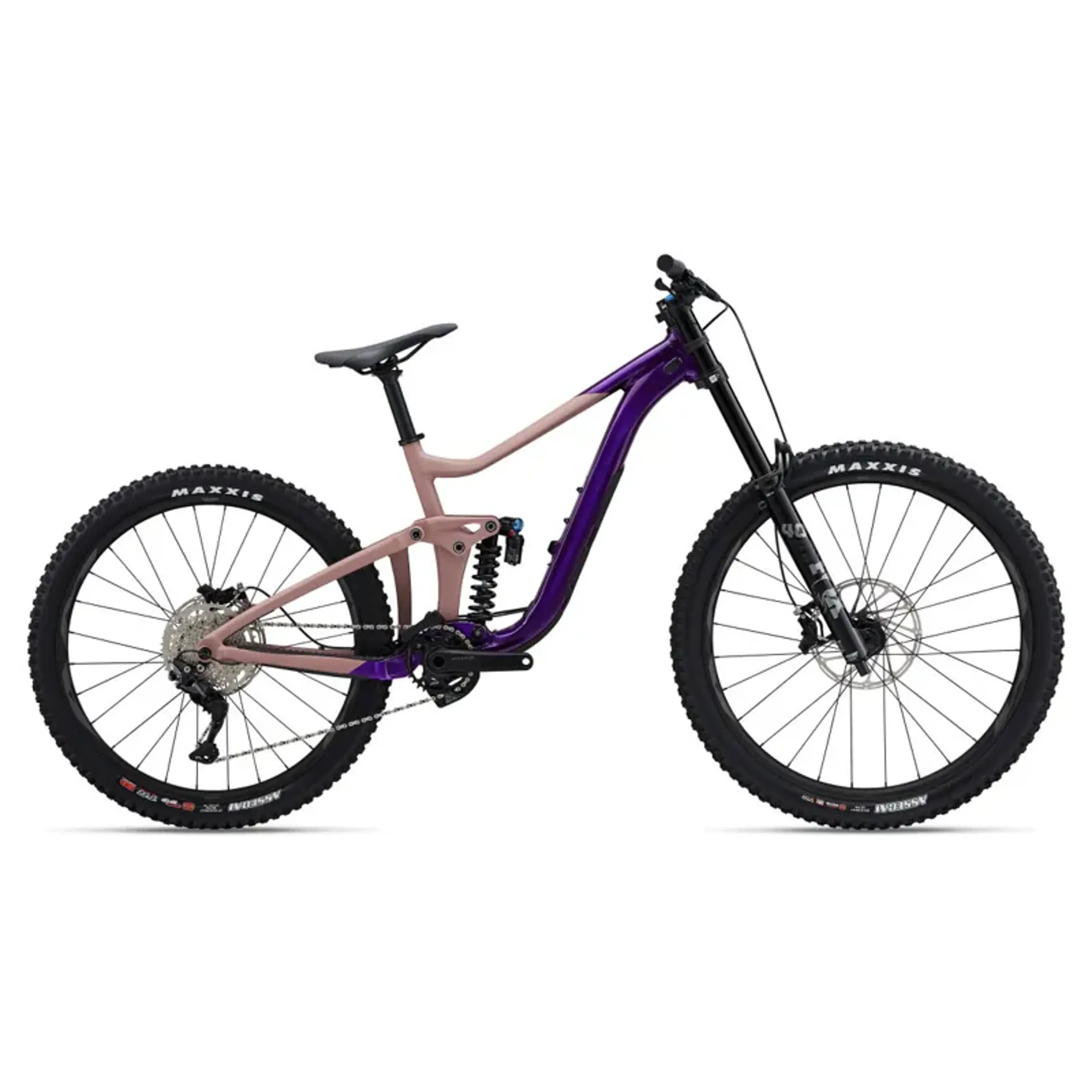 Giant Reign SX Mountain Bike in Purple/Petra Clay