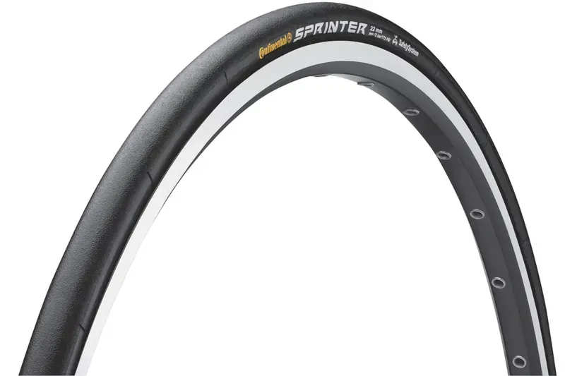 Continental Sprinter Black Chili Tubular Tyre in Black