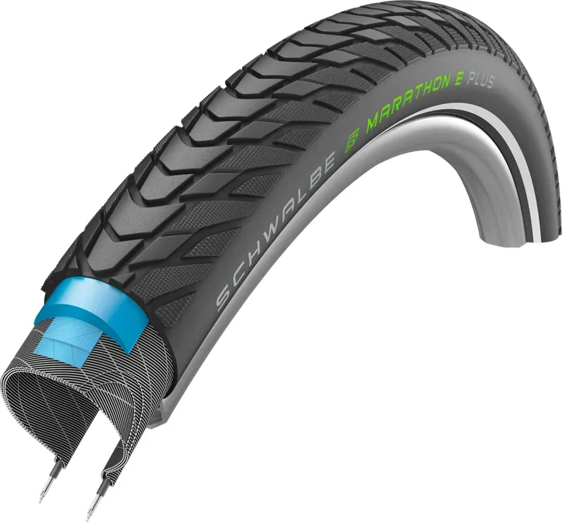 Schwalbe Marathon E-Plus Tyre - Performance Smart DualGuard Wired