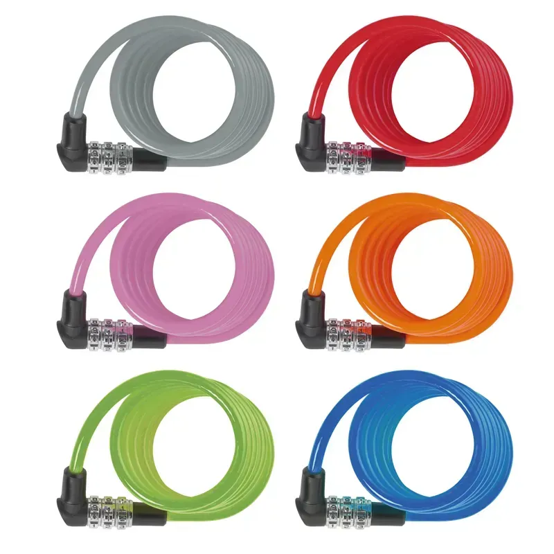Abus 3506C Combi Coil 6mm/120cm Cable Locks in Assorted Colours