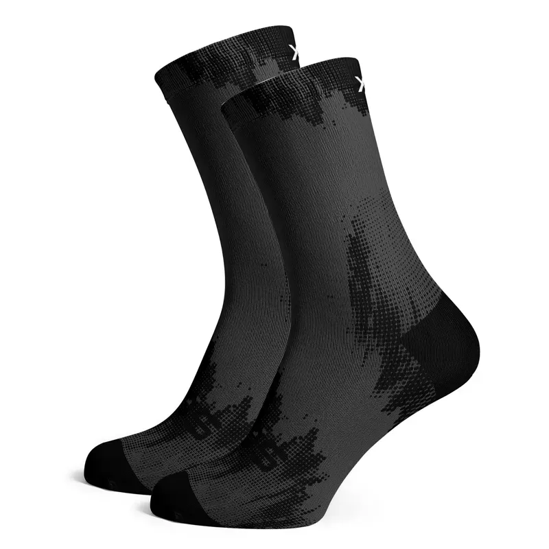 Sox Footwear Gravel Minimalist Premium Crew Socks BLACK