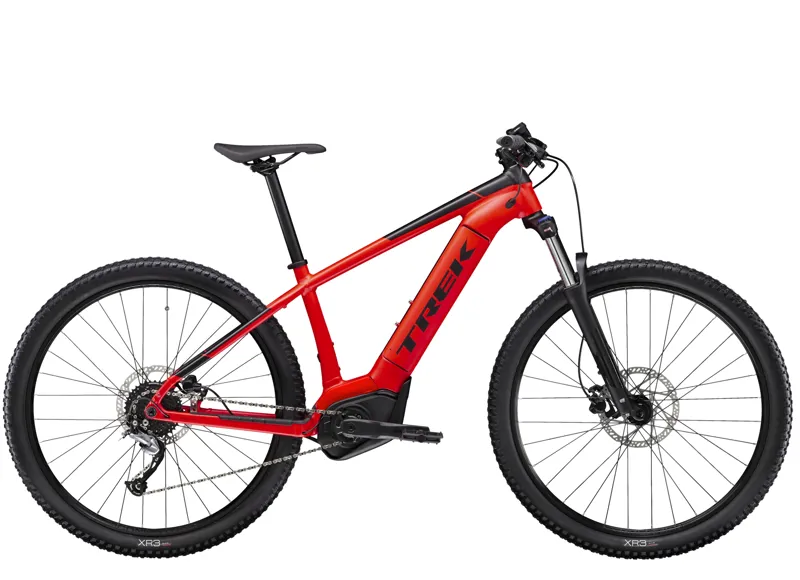 Trek Powerfly 4 Electric Hardtail Mountain Bike in Red