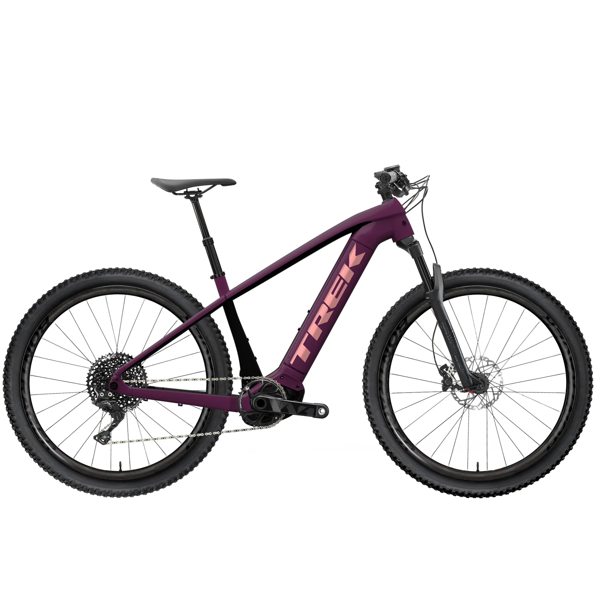 Trek Powerfly Womens Electric Hardtail Mountain Bike in Red