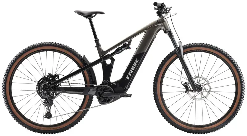 Trek Powerfly FS+ 4 800Wh Gen 4 E-Mountain Bike in Mercury/Dark Web