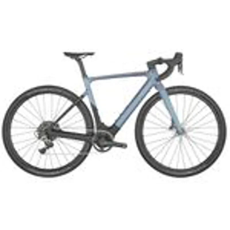 Scott Contessa Solace eRide 15 Electric Gravel Bike in Blue/Black