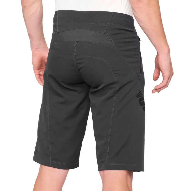 100% Airmatic Shorts in Charcoal-1