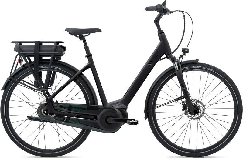 Giant Entour E+ 1 Low Step-Through Electric Bike in Black