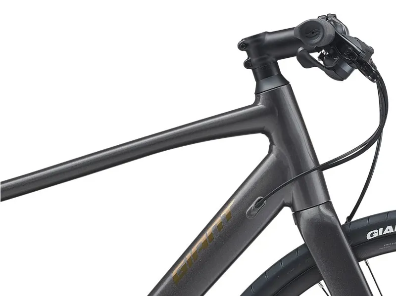 Giant FastRoad SL 3 Disc Flat Bar Road Bike in Black-6