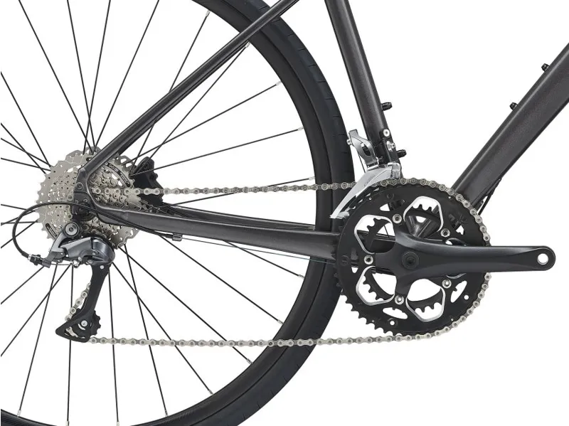 Giant FastRoad SL 3 Disc Flat Bar Road Bike in Black-3