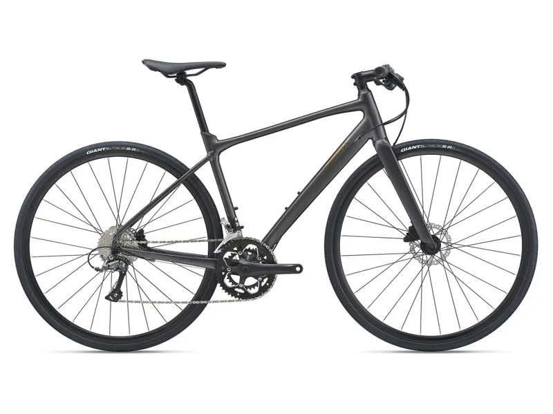 Giant FastRoad SL 3 Disc Flat Bar Road Bike in Black