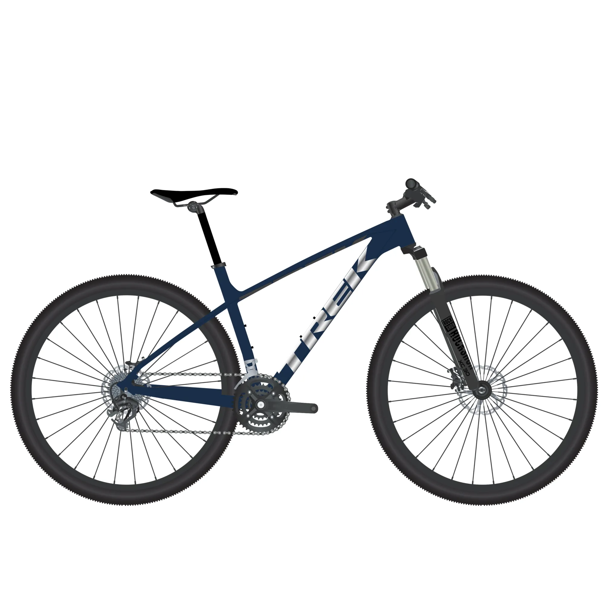 2021 Trek Marlin Mountain Bike in Blue - Main Image