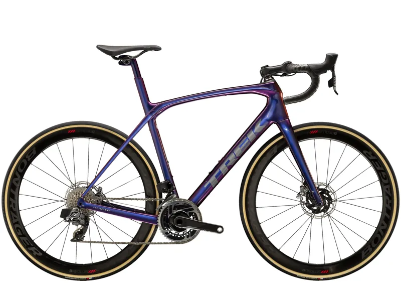 Trek Domane SLR 9 eTap Carbon Road Bike in Purple-1