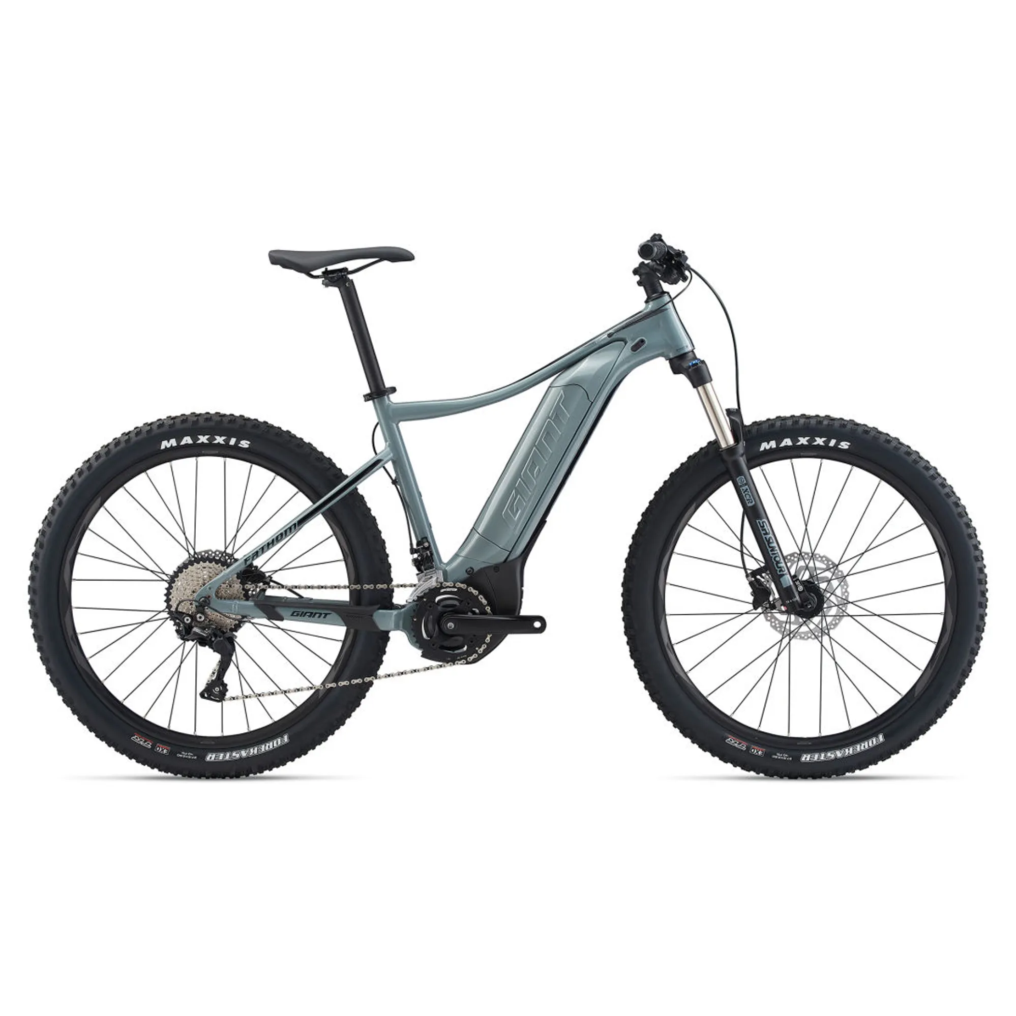 Ex Demo Giant Fathom E+ Electric Hardtail Mountain Bike in Grey