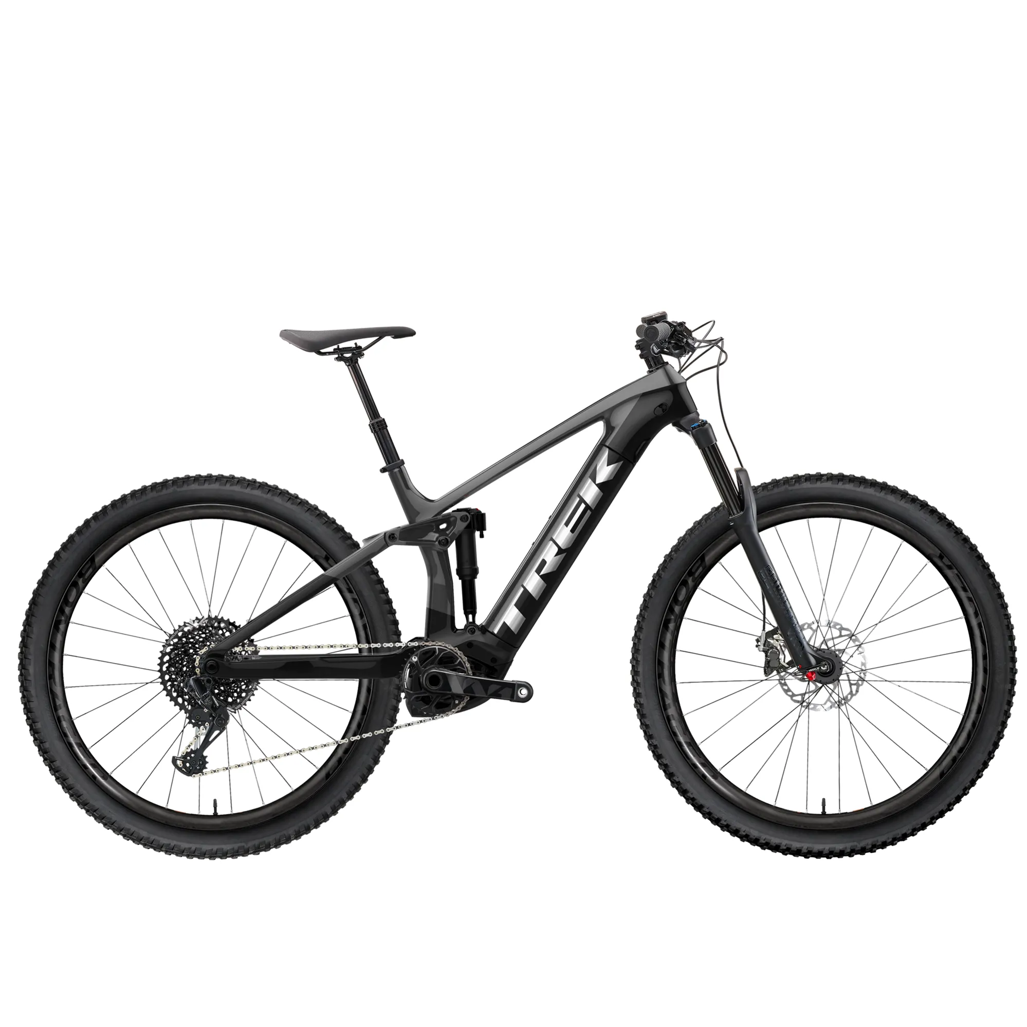 Trek Rail Electric Mountain Bike in Grey - Main Image