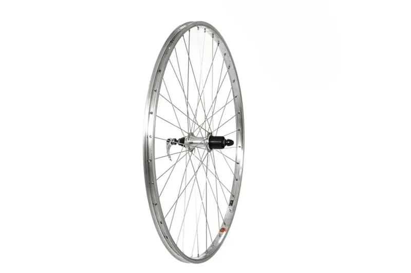 Tru-Build Wheels 700C Al. 36-hole Rim Shim. 7-speed Cass. QR Rr. Wheel