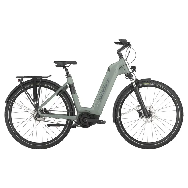 Scott Sub 40 Belt Wave E-Bike in Highland Green