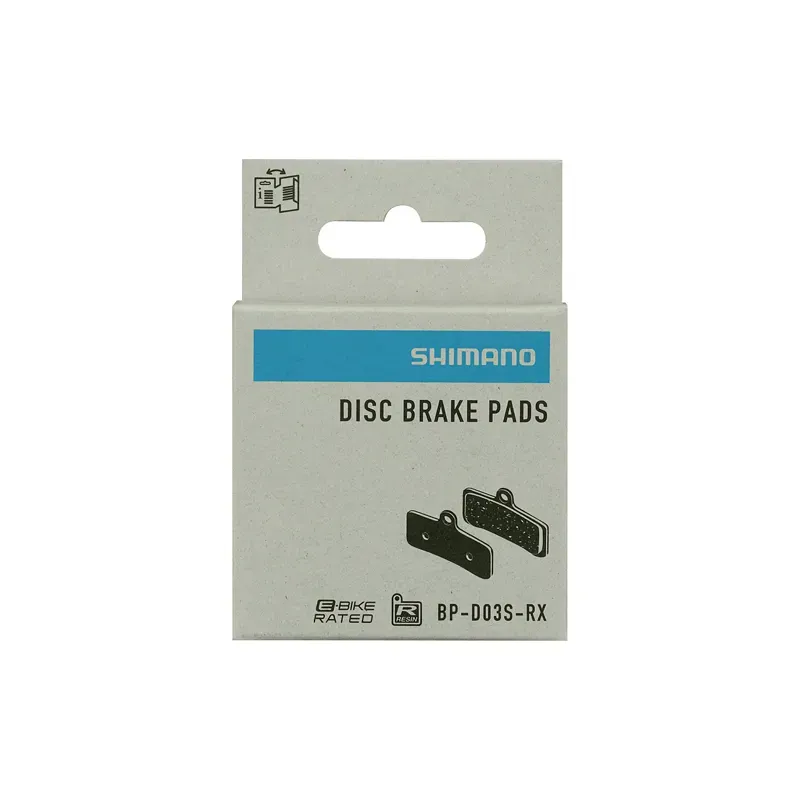 Shimano Spares D03S Resin Disc Brake Pad Steel Back in Black-2