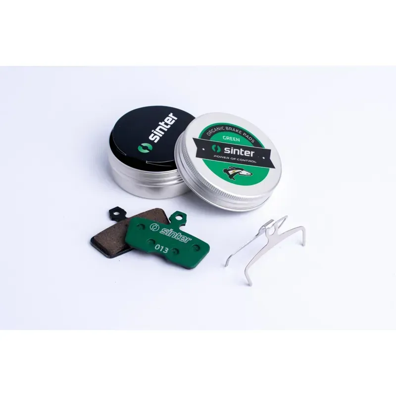 Sinter Disc Brake Pads 013 Avid Sram Single Pair Metal Can Carded In Green