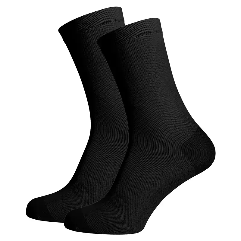Sox Footwear Premium Crew Socks in Solid Black