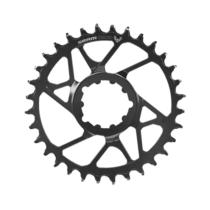 SRAM X-Sync 2 Oval DM 3mm Off. Boost Al. Eagle 32t Chainring in Black-1