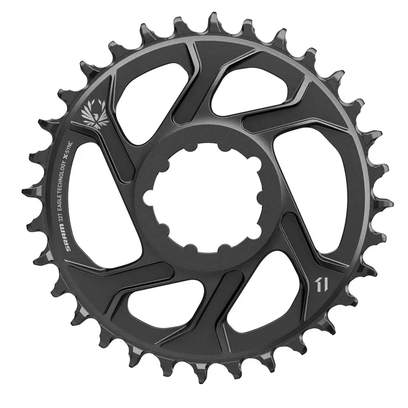 SRAM X-Sync 2 Oval DM 3mm Off. Al. Eagle 32t Chainring in Black