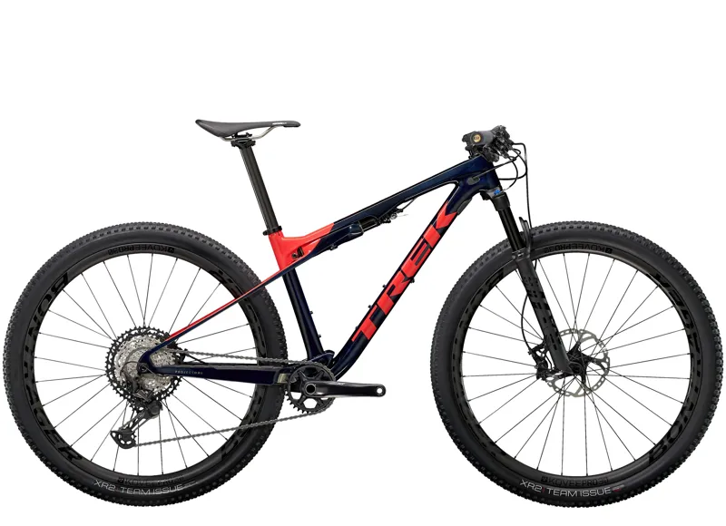 Trek Supercaliber 9.8 XT Mountain Bike in Blue