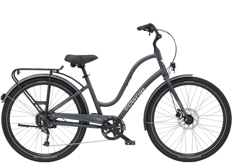 Electra Townie Path 9D EQ Womens Cruiser Bike in Grey