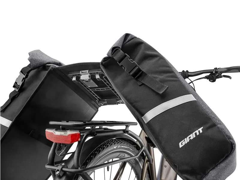 Giant Transporter Mik 30L Pannier Bag In Grey-5