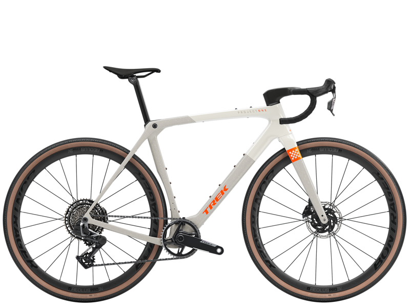 Trek Checkmate SLR 7 AXS Gravel Bike in ERA White/Buff Beige
