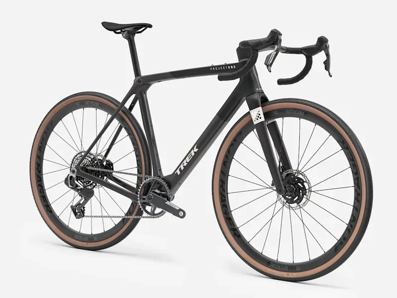 Trek Checkmate SLR 7 AXS Gravel Bike in Gloss Trek Black/Carbon Smoke-4