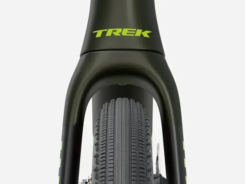 Trek Checkmate SLR 7 AXS Gravel Bike in Olive Drab/Glowstick-3