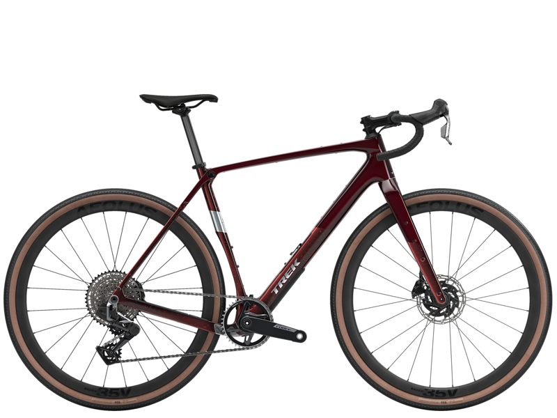 Trek Checkpoint SL 7 AXS Graven Bike in Dark Red/Carbon Red Smoke Splatter